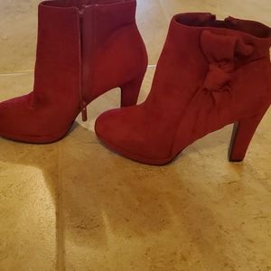 Red Bootie Shoes